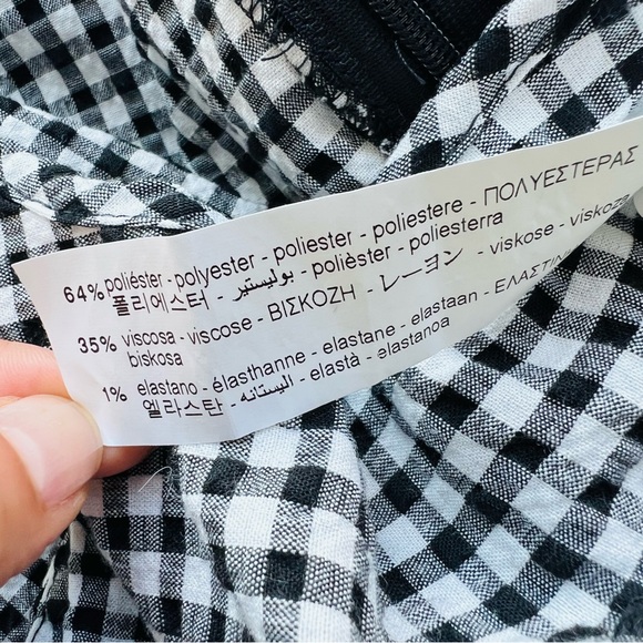 Zara Kids Gingham Wide Leg Jumpsuit - Picture 6 of 8